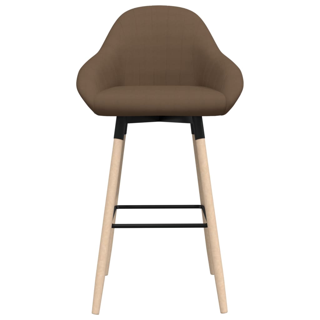 Barhocker Braun Stoff