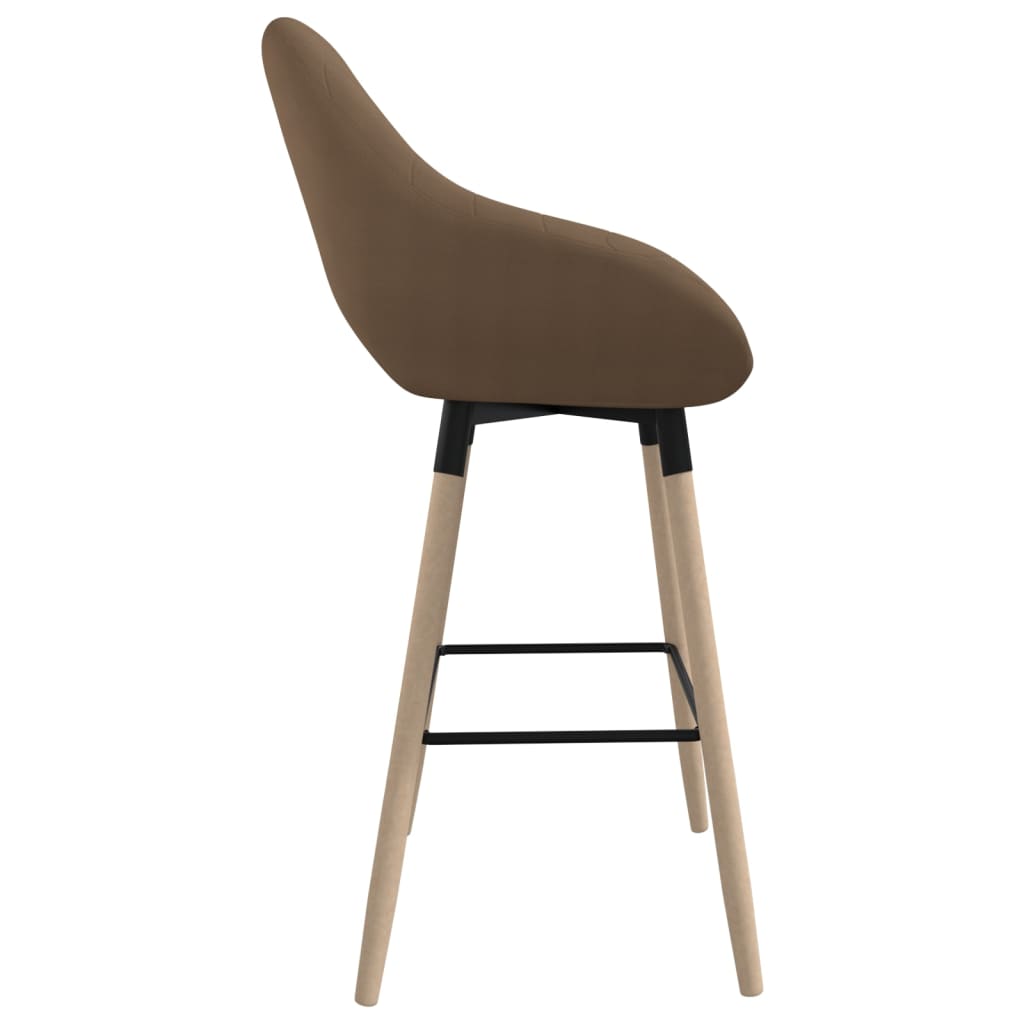 Barhocker Braun Stoff