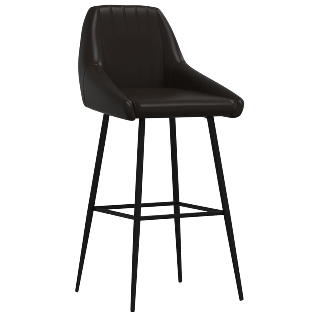 Barhocker Grau Kunstleder