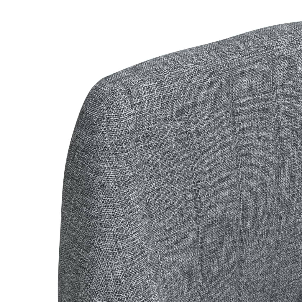 Barhocker Dunkelgrau Stoff