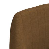 Thumbnail for Barhocker 2 Stk. Braun Stoff