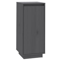 Thumbnail for Schuhschrank Grau 35x35x80 cm Massivholz Kiefer