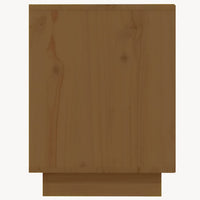 Thumbnail for Schuhregal Honigbraun 110x34x45 cm Massivholz Kiefer