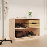 Thumbnail for Schuhregal 60x34x45 cm Massivholz Kiefer