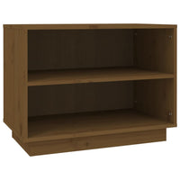Thumbnail for Schuhschrank Honigbraun 60x34x45 cm Massivholz Kiefer