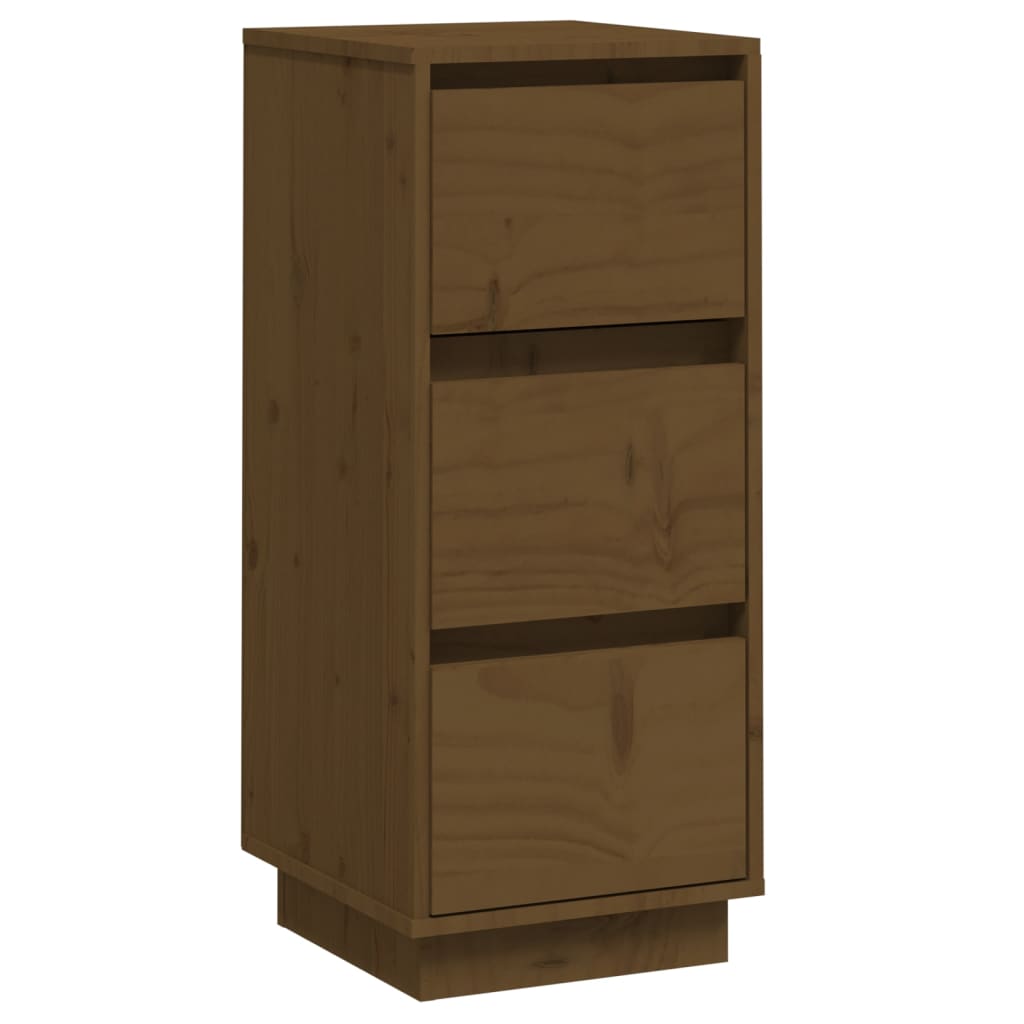 Sideboard Honigbraun 32x34x75 cm Massivholz Kiefer