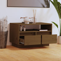 Thumbnail for TV-Schrank Honigbraun 60x35x37 cm Massivholz Kiefer