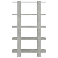 Thumbnail for Bücherregal/Raumteiler Betongrau 100x30x160 cm