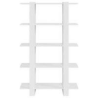 Thumbnail for Bücherregal/Raumteiler Hochglanz-Weiß 100x30x160 cm