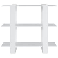 Thumbnail for Bücherregal/Raumteiler Weiß 100×30×87 cm