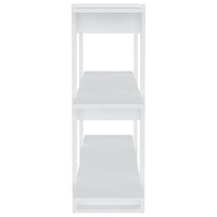 Thumbnail for Bücherregal/Raumteiler Weiß 100×30×87 cm