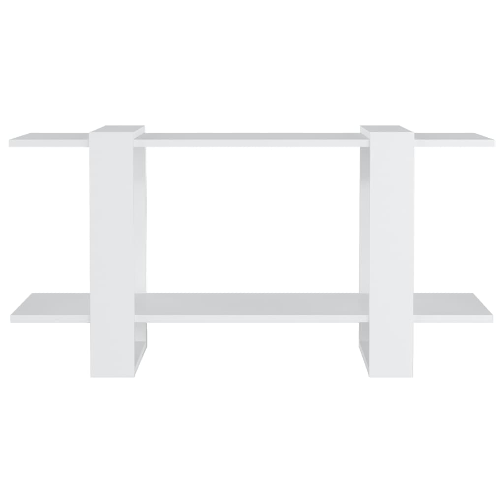 Bücherregal Weiß 100x30x51 cm Holzwerkstoff