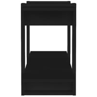 Thumbnail for Bücherregal Schwarz 100x30x51 cm Holzwerkstoff