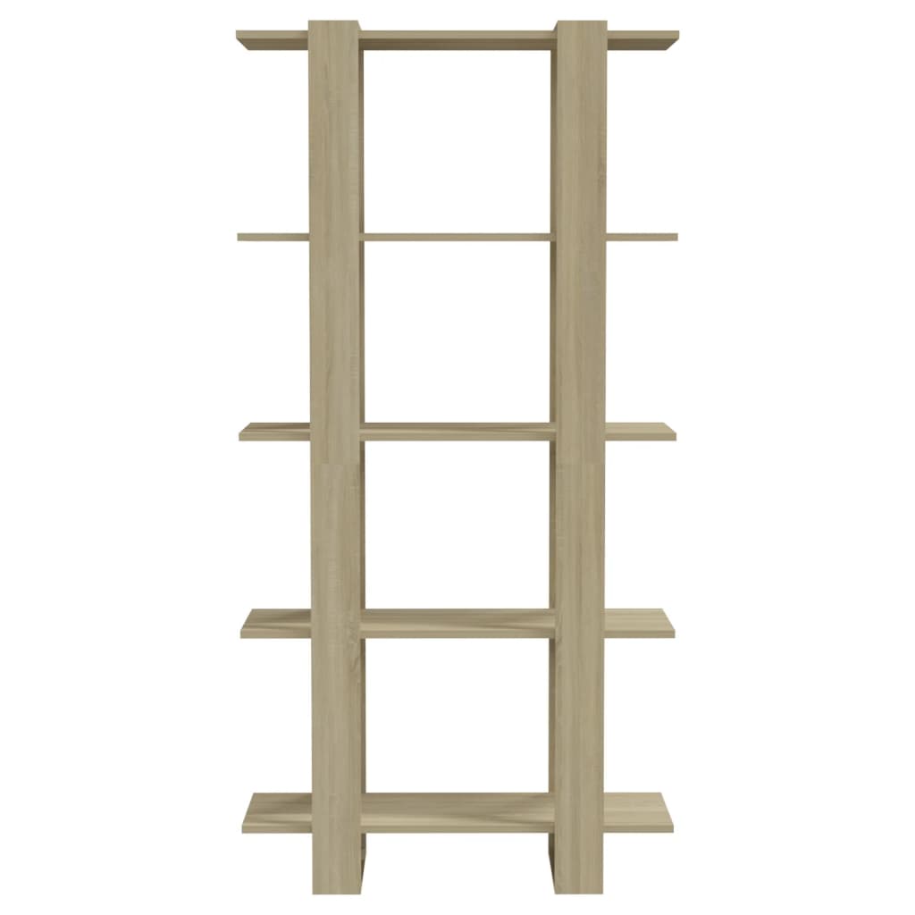 Bücherregal/Raumteiler Sonoma-Eiche 80x30x160 cm Spanplatte