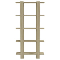 Thumbnail for Bücherregal/Raumteiler Sonoma-Eiche 80x30x160 cm Spanplatte