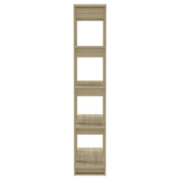 Thumbnail for Bücherregal/Raumteiler Sonoma-Eiche 80x30x160 cm Spanplatte