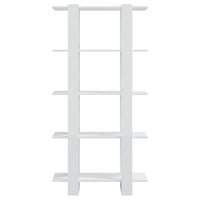 Thumbnail for Bücherregal/Raumteiler Hochglanz-Weiß 80x30x160 cm
