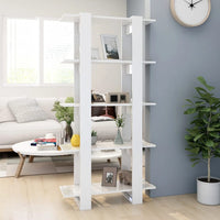 Thumbnail for Bücherregal/Raumteiler Hochglanz-Weiß 80x30x160 cm