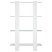 Thumbnail for Bücherregal/Raumteiler Weiß 80x30x123,5 cm