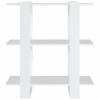 Thumbnail for Bücherregal/Raumteiler Weiß 80x30x87 cm