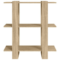 Thumbnail for Bücherregal/Raumteiler Sonoma-Eiche 80x30x87 cm
