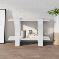 Thumbnail for Bücherregal/Raumteiler Hochglanz-Weiß 80x30x51 cm