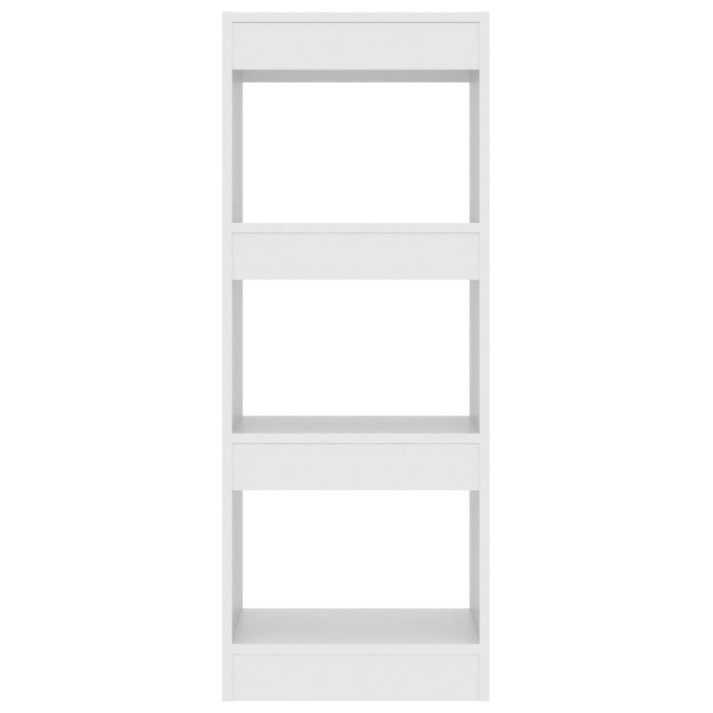 Bücherregal/Raumteiler Weiß 40x30x103 cm Spanplatte