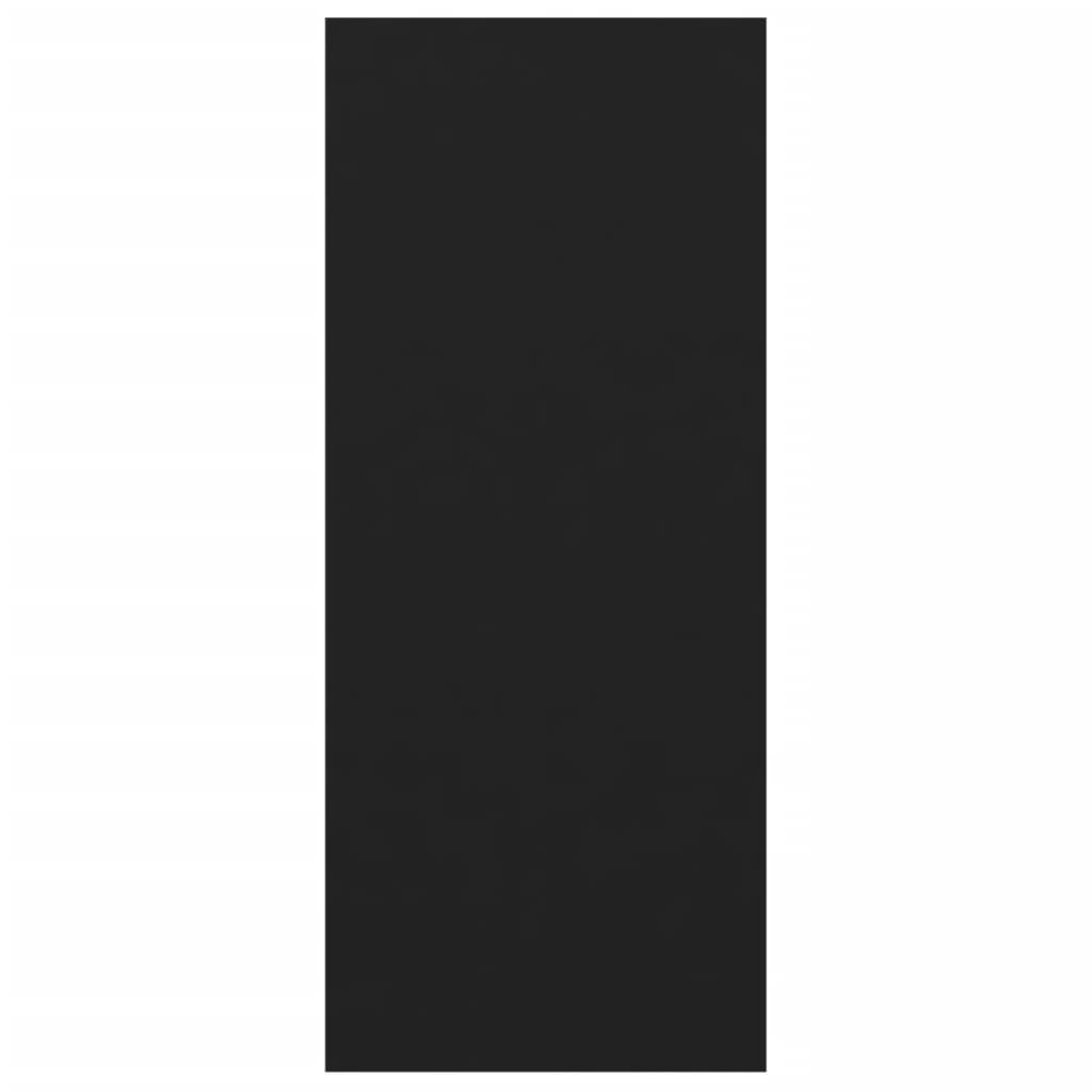 Bücherregal/Raumteiler Schwarz 60x30x72 cm