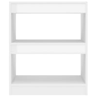 Thumbnail for Bücherregal/Raumteiler Hochglanz-Weiß 60x30x72 cm