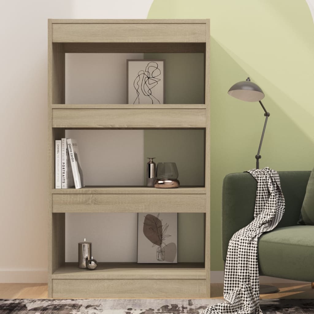 Bücherregal/Raumteiler Sonoma-Eiche 60x30x103 cm Spanplatte