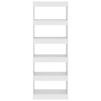 Thumbnail for Bücherregal/Raumteiler Weiß 60x30x166 cm Spanplatte
