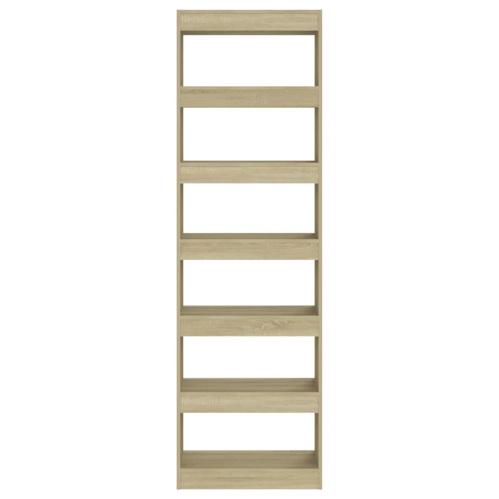 Bücherregal/Raumteiler Sonoma-Eiche 60x30x198 cm