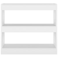 Thumbnail for Bücherregal/Raumteiler Weiß 80x30x72 cm