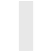 Thumbnail for Bücherregal/Raumteiler Hochglanz-Weiß 80x30x103cm Holzwerkstoff