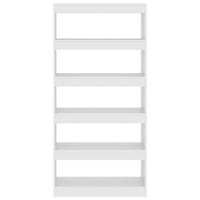 Thumbnail for Bücherregal/Raumteiler Weiß 80x30x166 cm Spanplatte