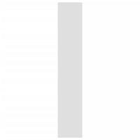 Thumbnail for Bücherregal/Raumteiler Hochglanz-Weiß 80x30x166 cm Spanplatte