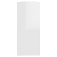 Thumbnail for Bücherregal/Raumteiler Hochglanz-Weiß 100x30x72 cm