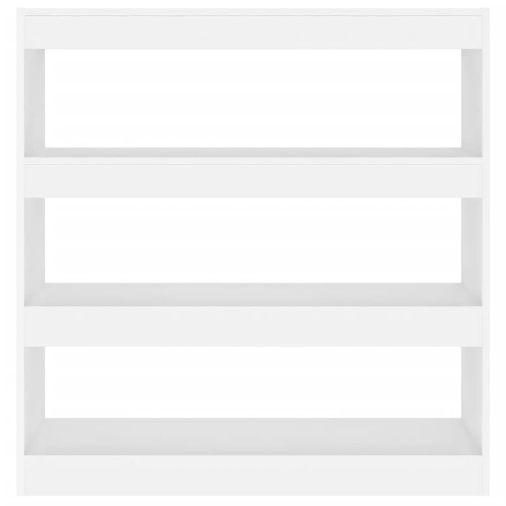 Bücherregal/Raumteiler Weiß 100x30x103 cm