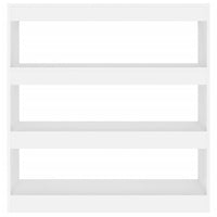 Thumbnail for Bücherregal/Raumteiler Weiß 100x30x103 cm
