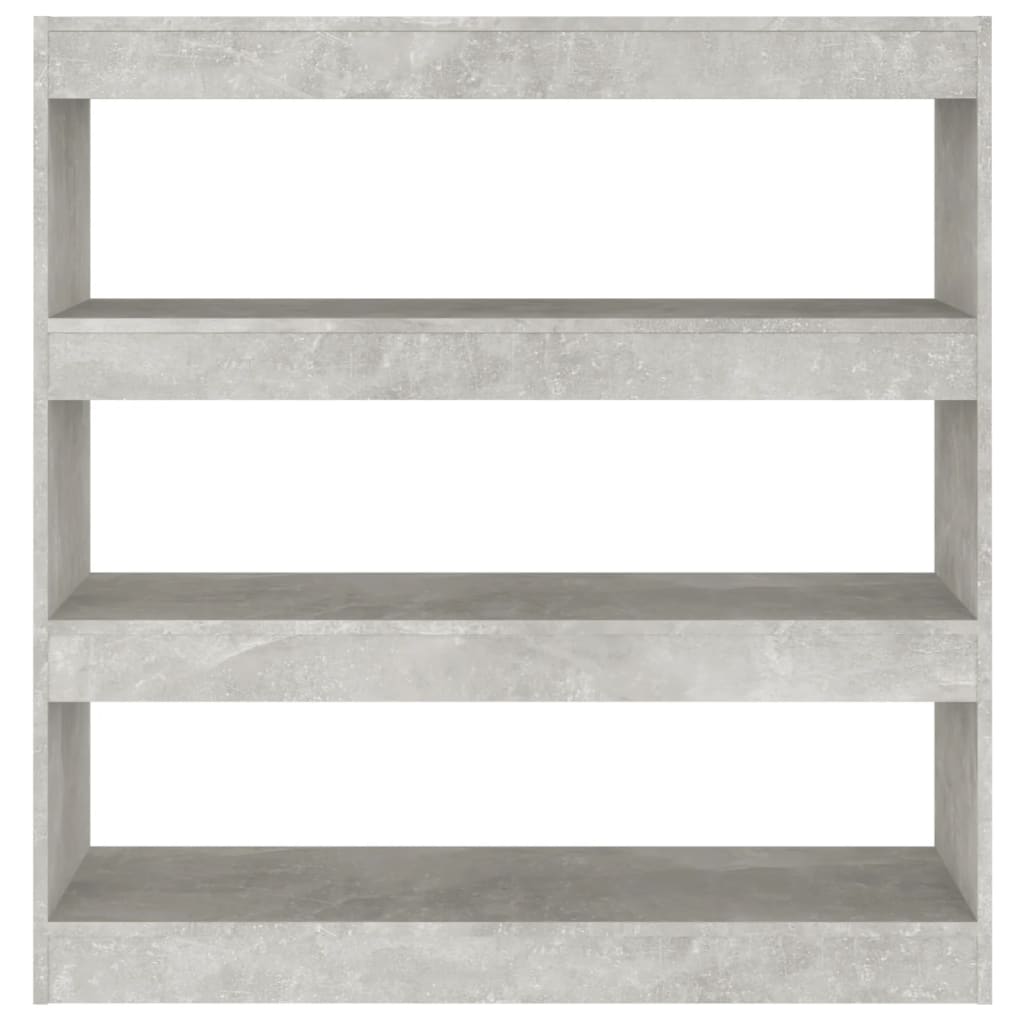 Bücherregal/Raumteiler Betongrau 100x30x103 cm