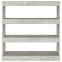 Thumbnail for Bücherregal/Raumteiler Betongrau 100x30x103 cm