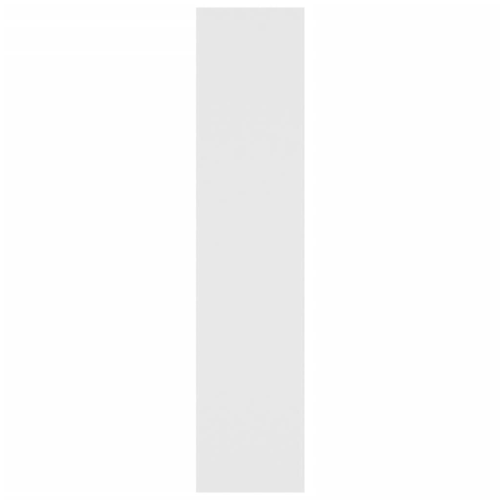 Bücherregal/Raumteiler Weiß 100x30x135 cm