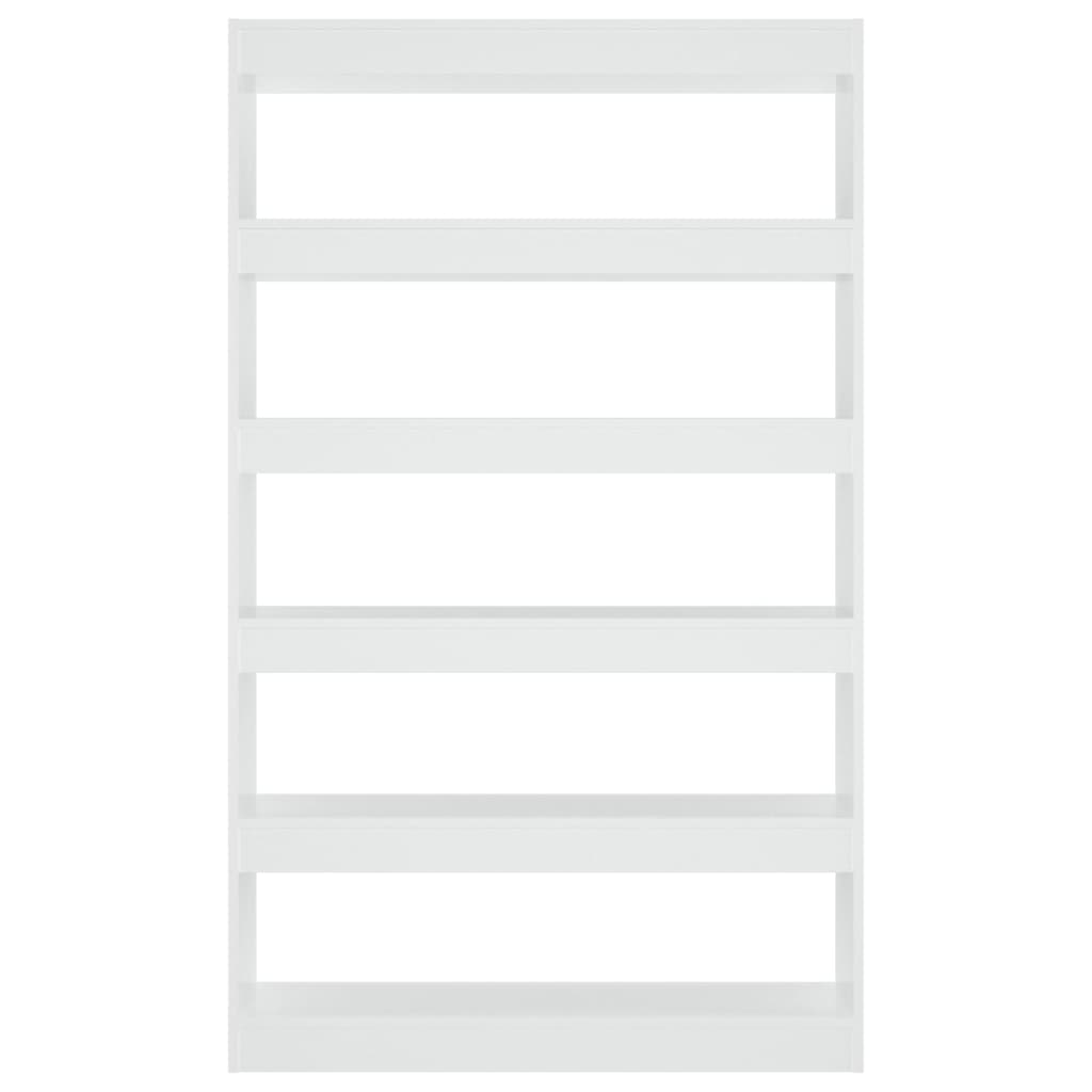 Bücherregal/Raumteiler Weiß 100x30x166 cm