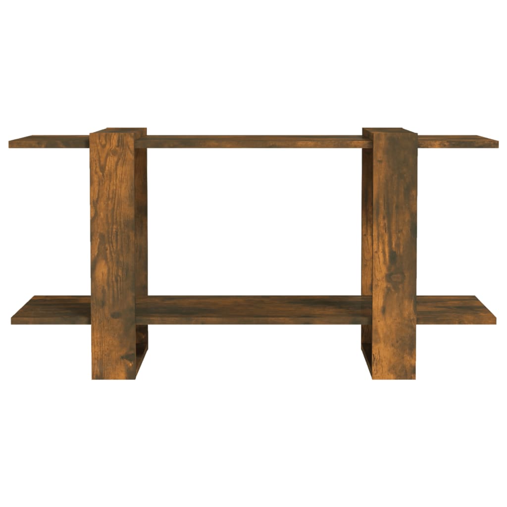 Bücherregal Räuchereiche 100x30x51 cm Holzwerkstoff