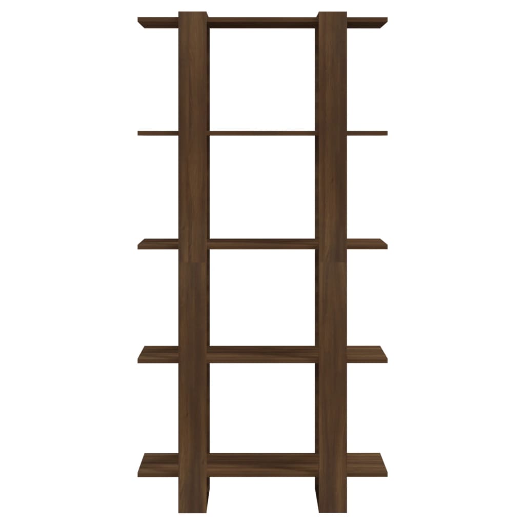 Bücherregal/Raumteiler Braun Eiche 80x30x160 cm Holzwerkstoff