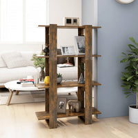 Thumbnail for Bücherregal/Raumteiler Räuchereiche 80x30x123,5 cm