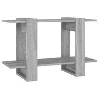 Thumbnail for Bücherregal/Raumteiler Grau Sonoma 80x30x51 cm