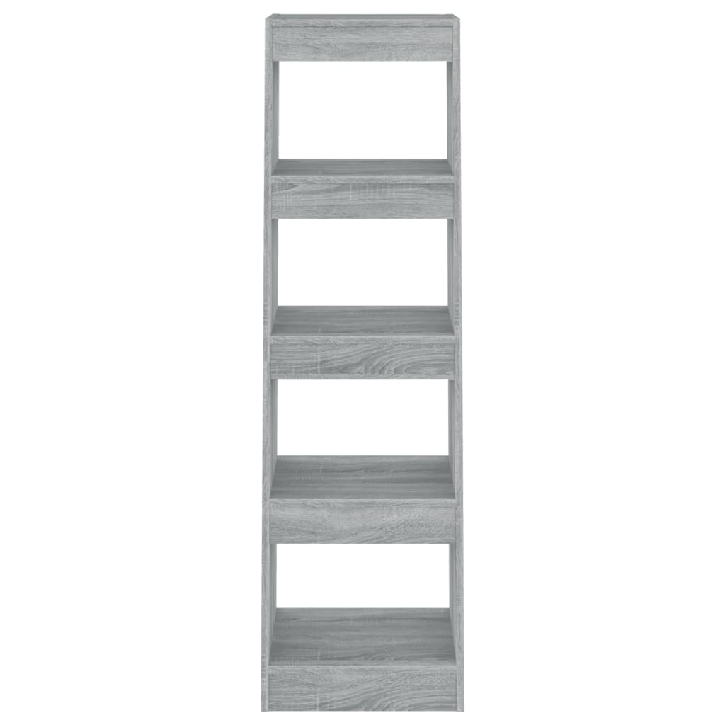 Bücherregal/Raumteiler Grau Sonoma 40x30x135 cm