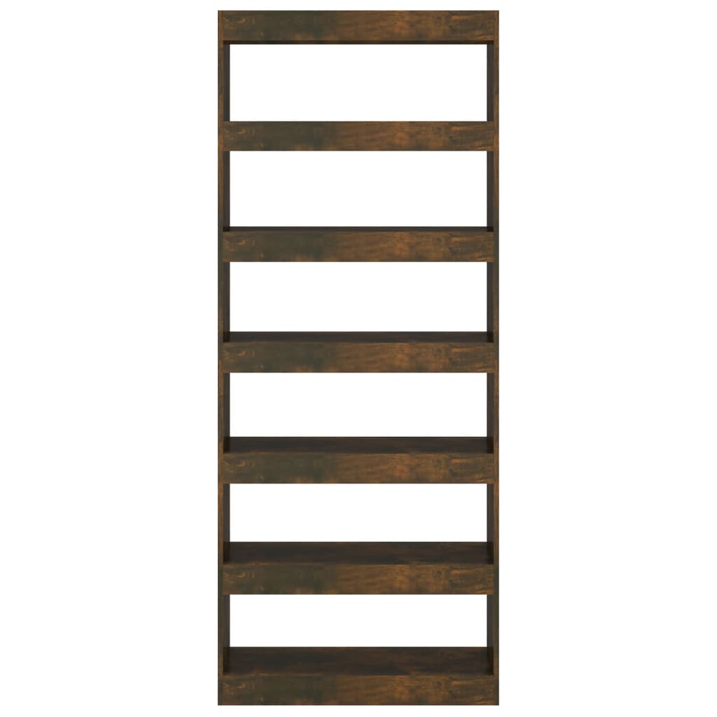 Bücherregal/Raumteiler Räuchereiche 80x30x198 cm Spanplatte