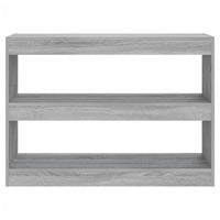 Thumbnail for Bücherregal/Raumteiler Grau Sonoma 100×30×72 cm